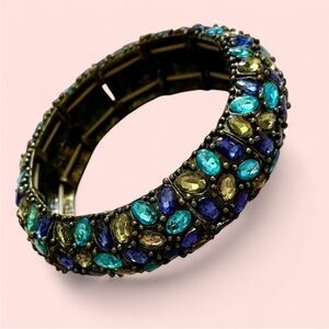 Elegant Multicolor Gemstone Bracelet